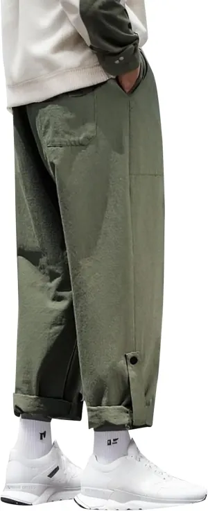 2023 Mens Cargo Pants Plus Size Elastic Waist Baggy Sweatpants for Men Casual Trousers Lightweight Jogger Pant Sweatpants
