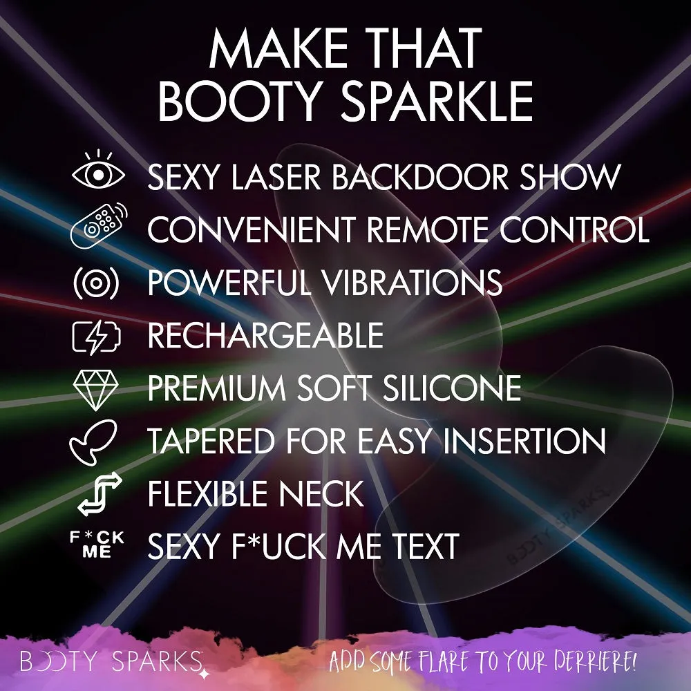 28X Laser Fuck Me Silicone Anal Plug with Remote Control