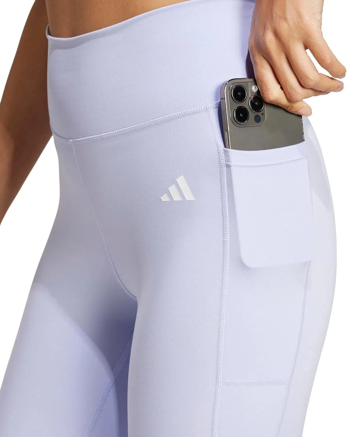 adidas Women's Optime Essentials Stash Pocket Full-Length Training Leggings