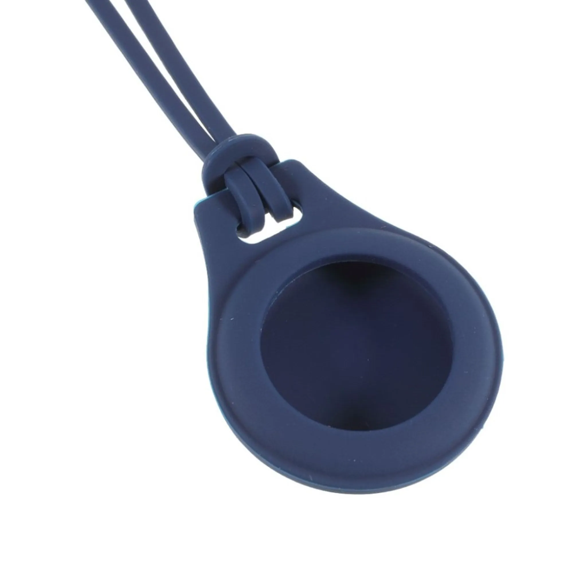 AirTags silicone cover with three straps - Dark Blue