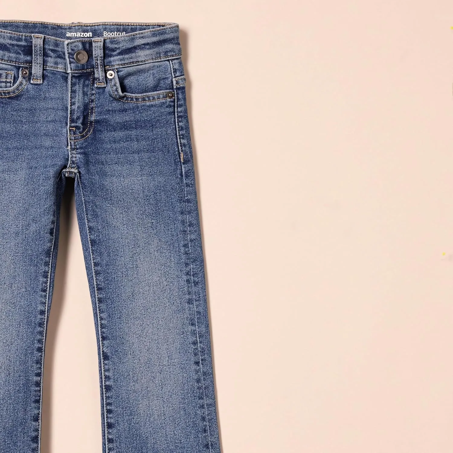 Amazon Essentials Girls' Slim Boot-Cut Stretch Jeans