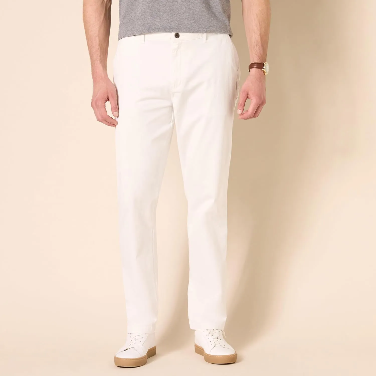 Amazon Essentials Men's Athletic-Fit Washed Comfort Stretch Chino Pant (Previously Goodthreads)