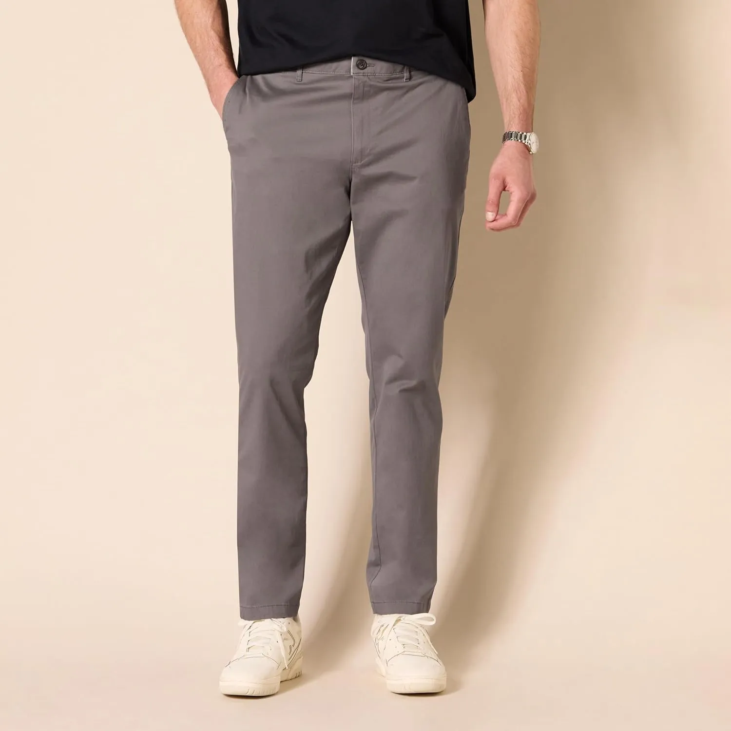 Amazon Essentials Men's Skinny-Fit Washed Comfort Stretch Chino Pant (Previously Goodthreads)