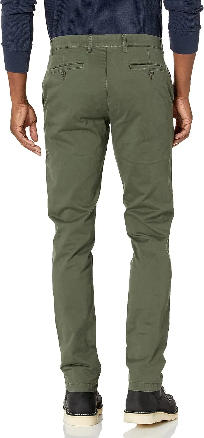 Amazon Essentials Men's Skinny-Fit Washed Comfort Stretch Chino Pant (Previously Goodthreads)