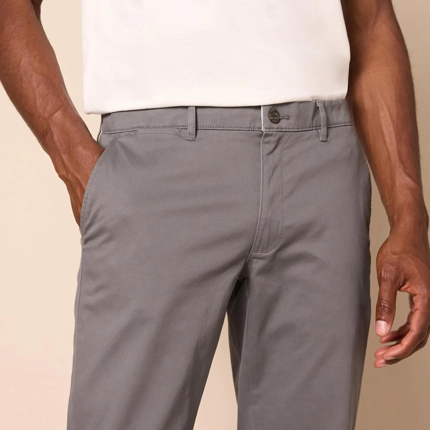 Amazon Essentials Men's Skinny-Fit Washed Comfort Stretch Chino Pant (Previously Goodthreads)