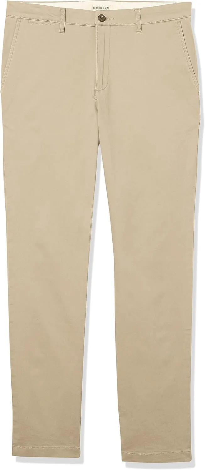 Amazon Essentials Men's Skinny-Fit Washed Comfort Stretch Chino Pant (Previously Goodthreads)