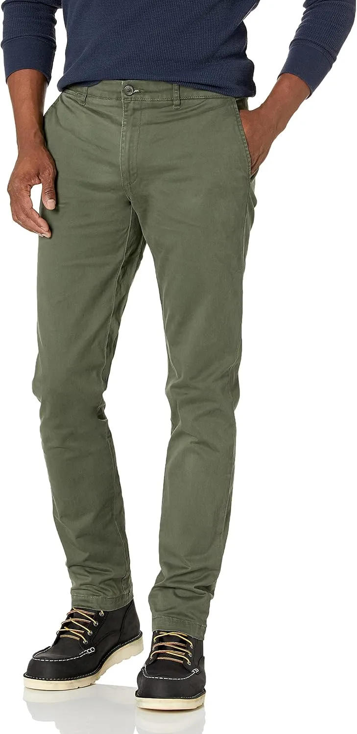 Amazon Essentials Men's Skinny-Fit Washed Comfort Stretch Chino Pant (Previously Goodthreads)