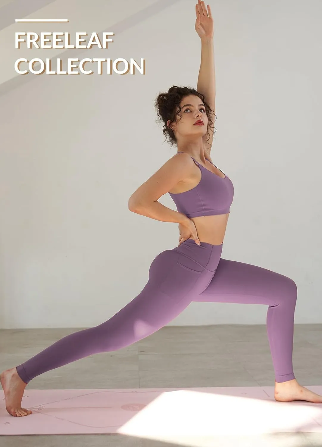 baleaf Freeleaf Women's 7/8 Yoga Leggings with Pockets, High Waisted 27" Workout Lounge Leggings Cozy Soft Athletic Pants