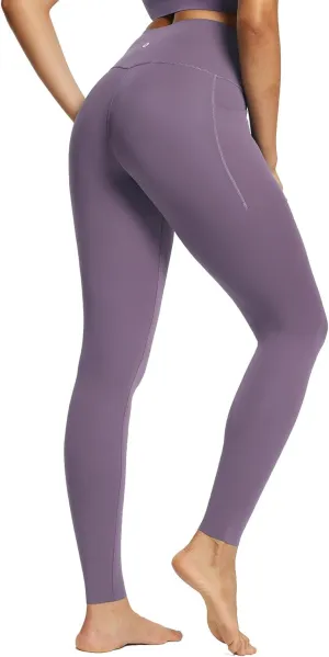 baleaf Freeleaf Women's 7/8 Yoga Leggings with Pockets, High Waisted 27" Workout Lounge Leggings Cozy Soft Athletic Pants