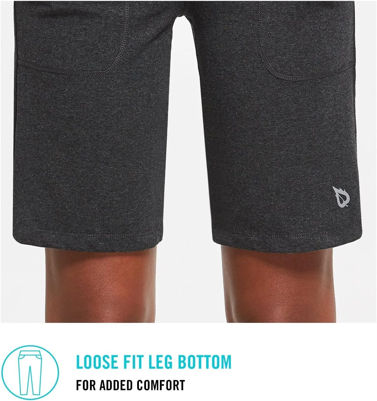 baleaf Women's Bermuda Long Shorts 10" Knee Length High Rise Athletic Shorts Pull On Workout Walking Golf Running Summer
