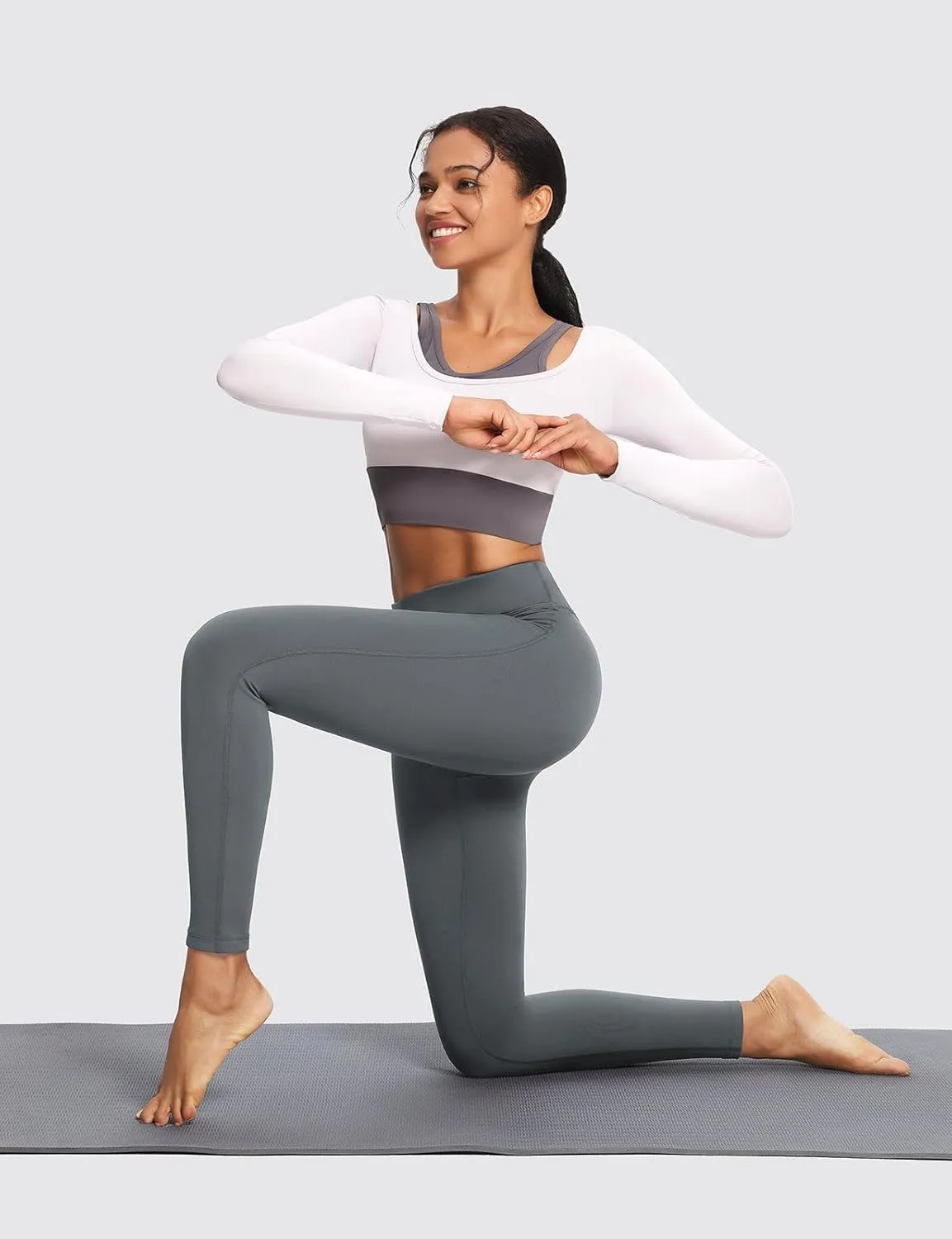 baleaf Women's Fleece Lined Leggings Thermal Warm Winter Tights High Waisted Yoga Pants Cold Weather with Pockets