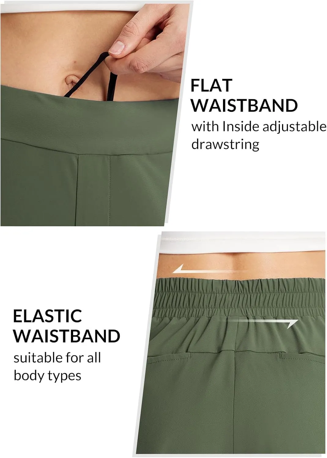 baleaf Women's High Waist Running Shorts 2.5" Athletic Workout Quick Dry Lightweight Sport Gym Shorts with Pockets Summer