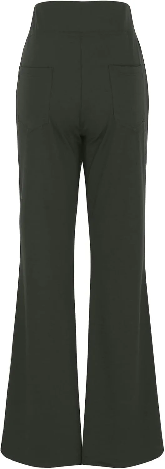 Bootcut Dress Pants for Women High Waisted Business Trousers Casual Work Pant Pull On Office Slacks with Pockets 2025