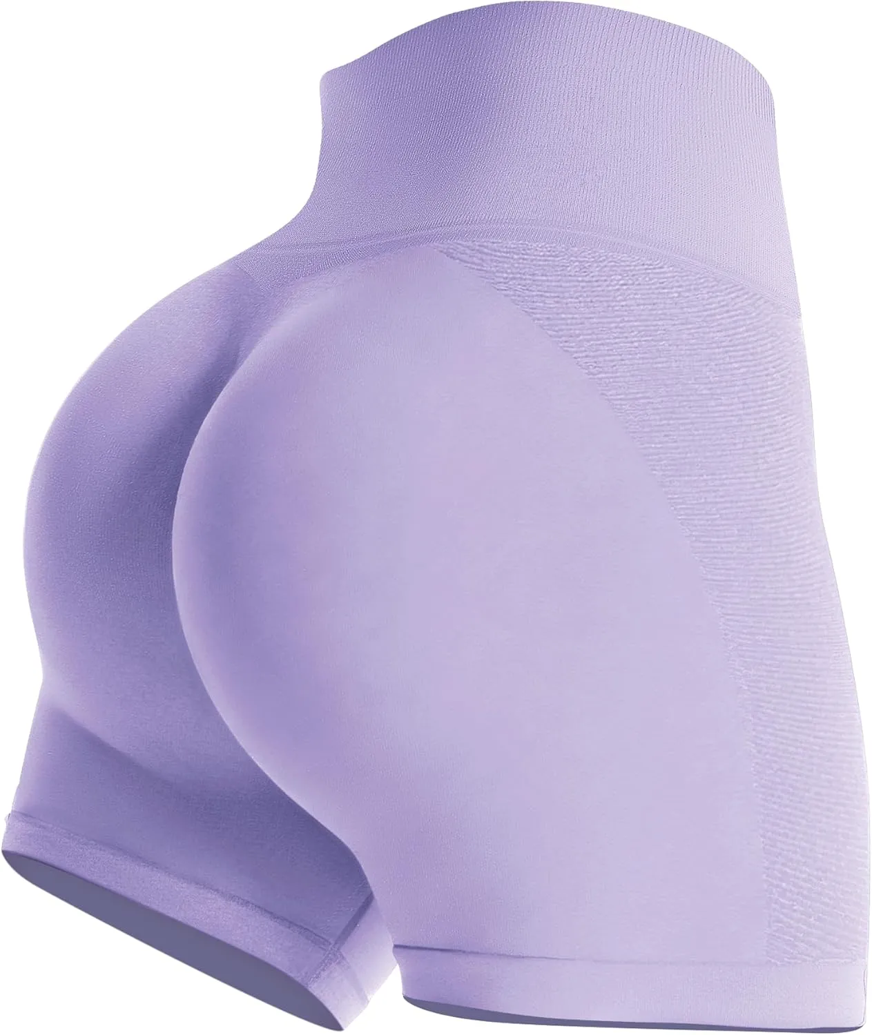 Buauty Women Workout Shorts 3.6" Butt Lifting High-Waisted Seamless Pants Scrunch Booty Athletic Gym Yoga Biker Shorts