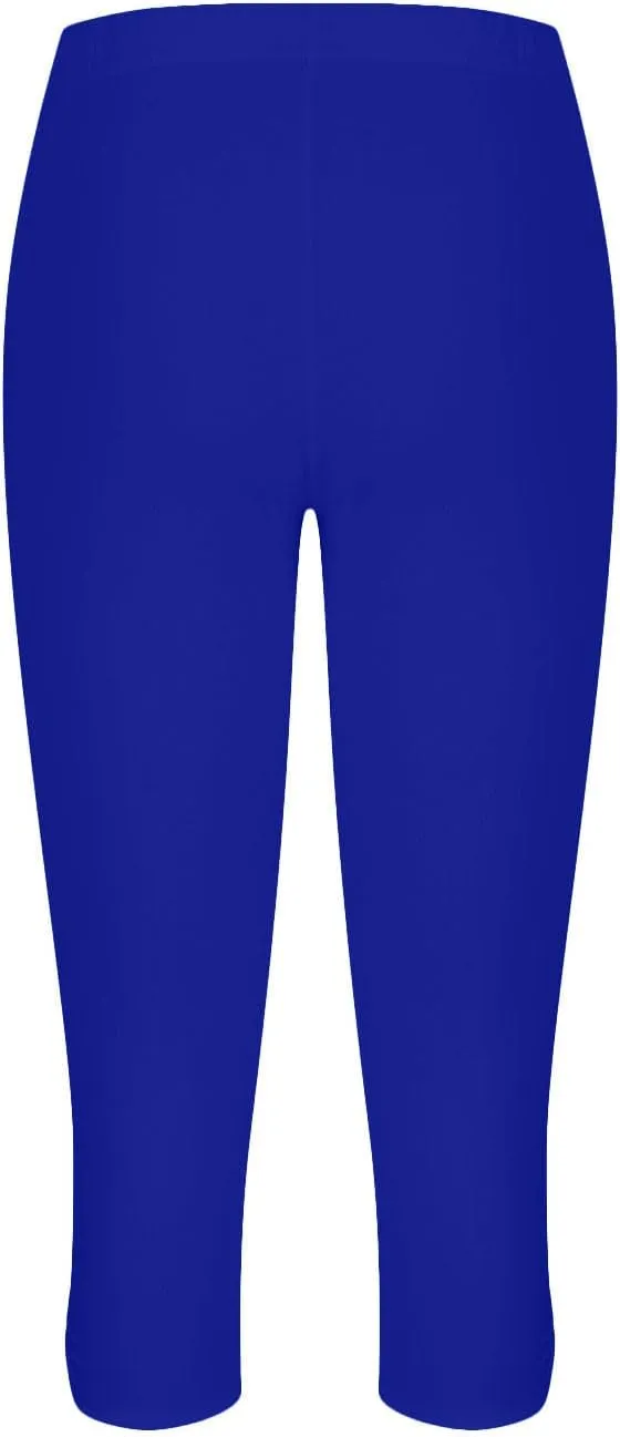 Capri Leggings for Women 2025 Summer Stretch Plus Size High Waisted Soft Casual Workout Yoga Pants with Pockets