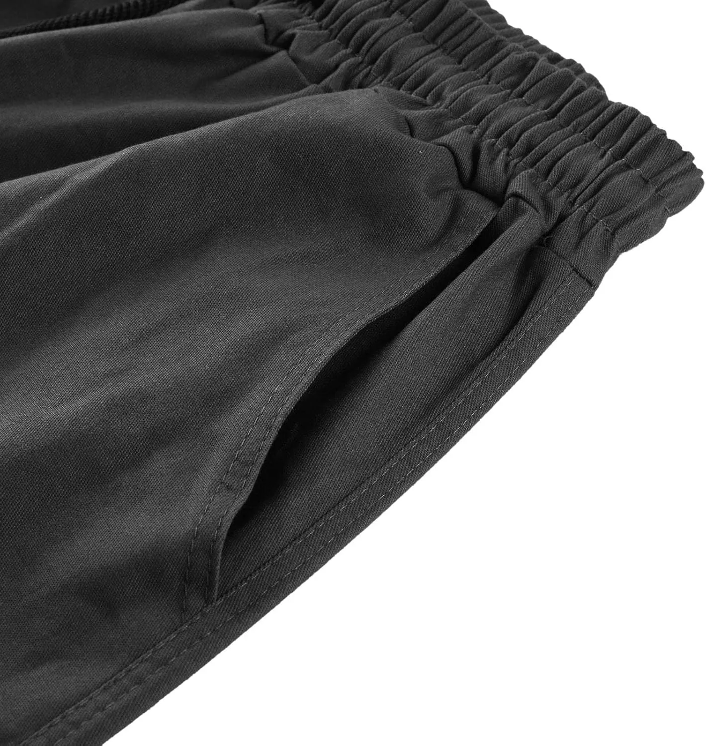 Cargo Pants for Men Elastic Waist Joggers Running Workout Gym Track Golf Pants Multi-Pocket Trousers