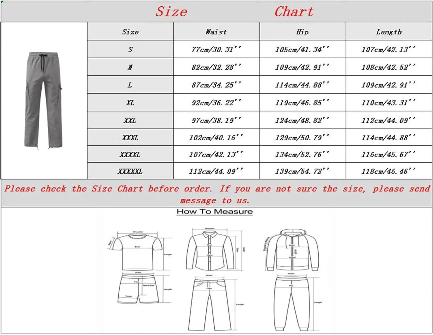 Cargo Pants for Men Straight Leg Hiking Joggers Lightweight Tactical Pant Outdoor Streetwear Trousers with Pocket