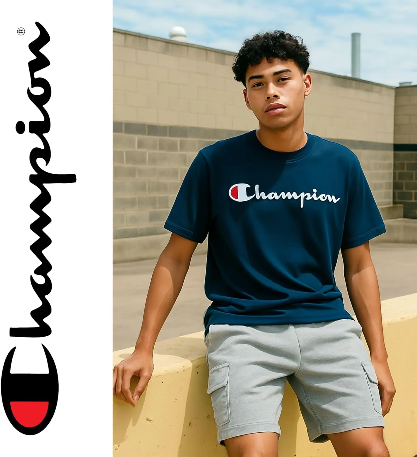 Champion Men's Big & Tall Fleece Cargo Shorts