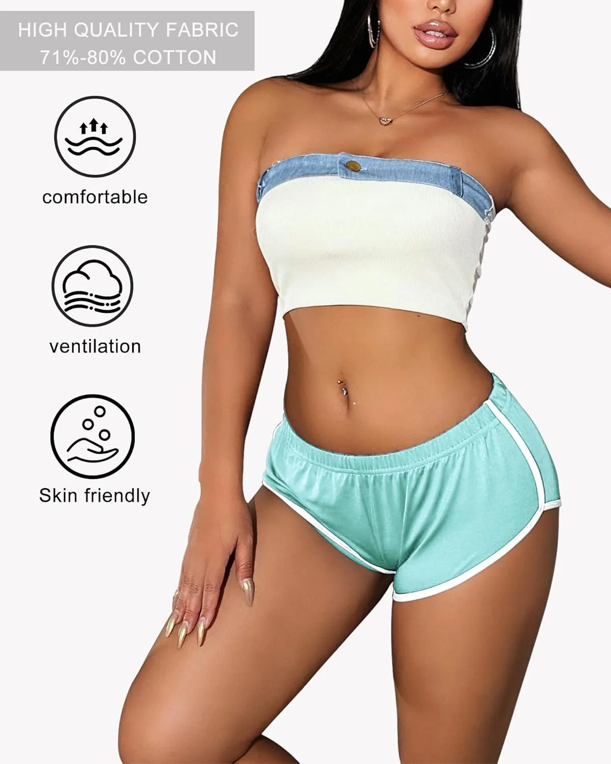 Cheeky Women's Femboy Booty Shorts - Sexy Micro Mini Hot Pants