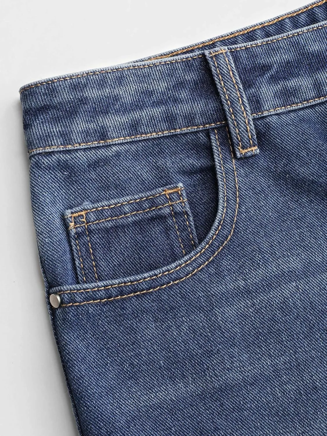 CIDER Denim High Waist Pocket Wide Leg Jeans