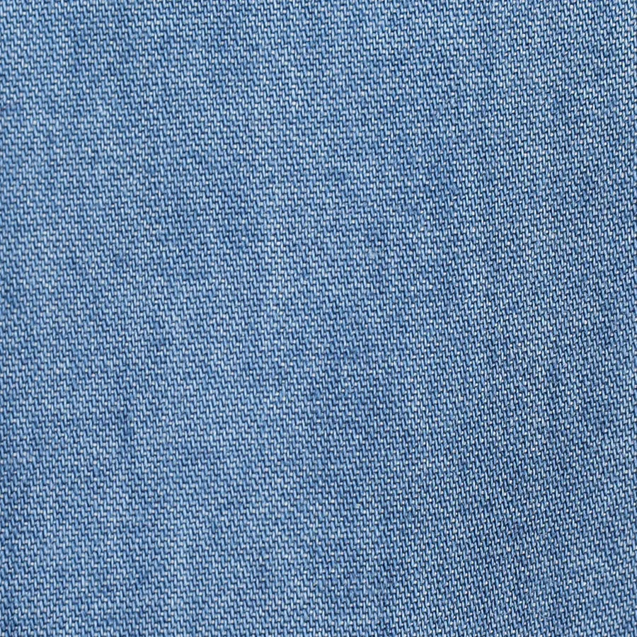Denim Button Down Shirt - Light Blue - Regular Fit