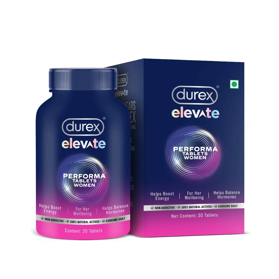 Durex Intense Performance Combo Pack - Durex Intense Condoms   Elevate Performa Capsules