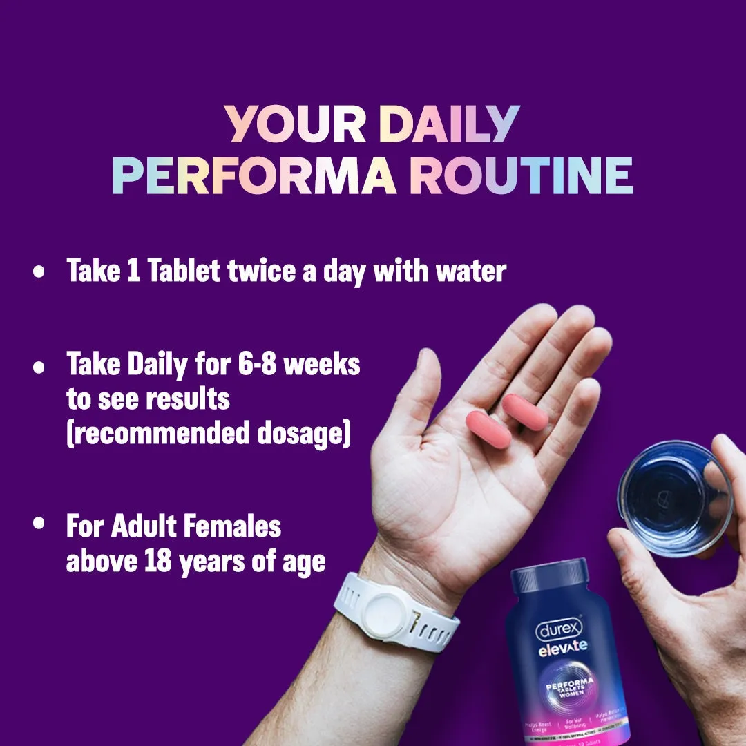 Durex Intense Performance Combo Pack - Durex Intense Condoms   Elevate Performa Capsules