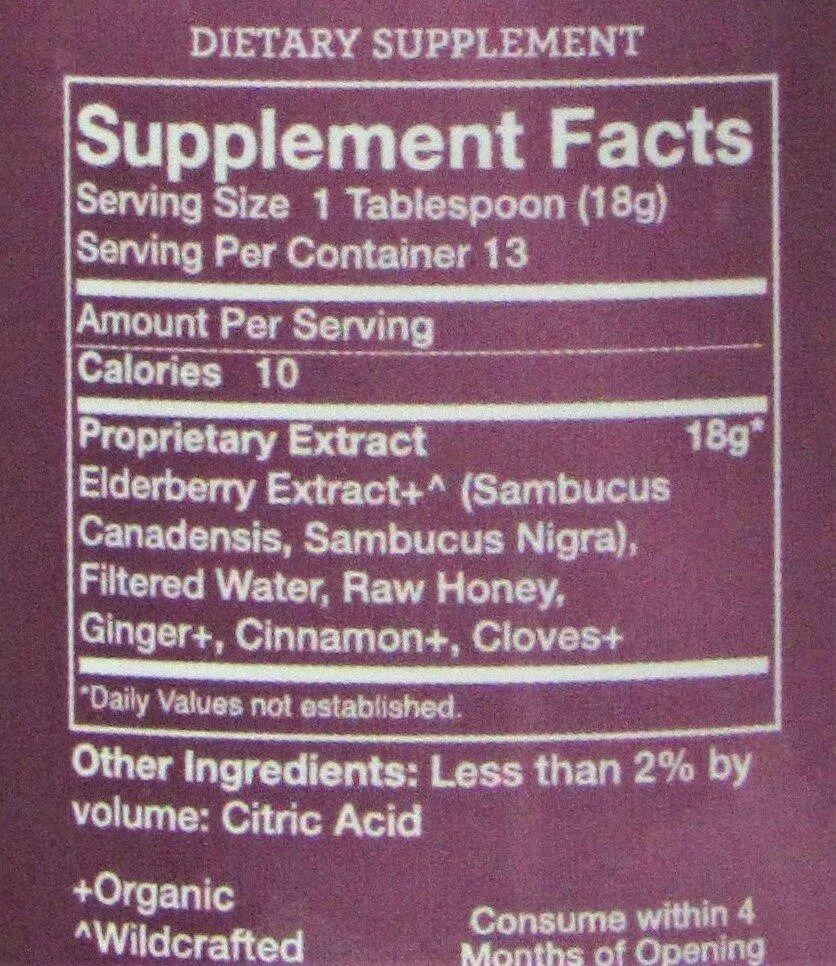 Elderberry Syrup