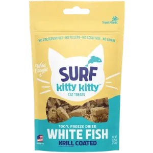 Etta Says Surf Kitty Kitty Freeze Dried Whitefish Krill Coated Cat Treats, 0.75 oz