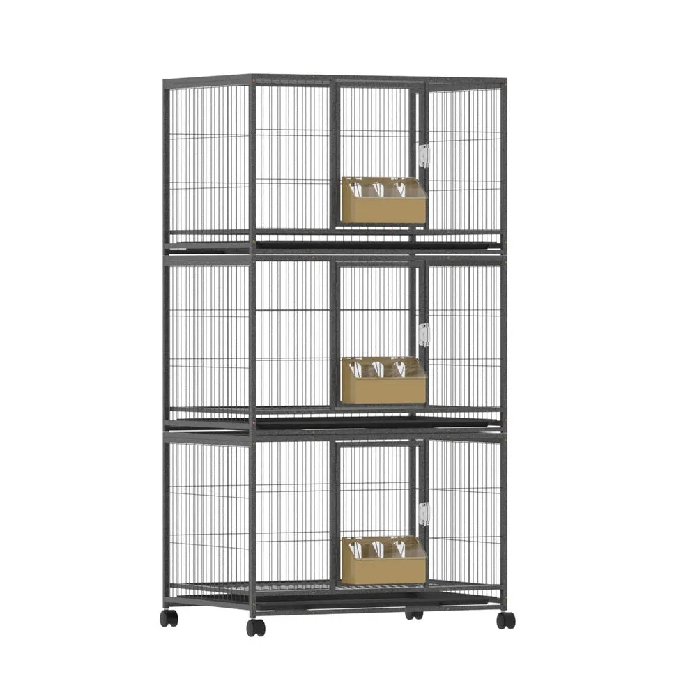 Expandable Large Bird Cage, 3 Trays & Feeder, i.Pet