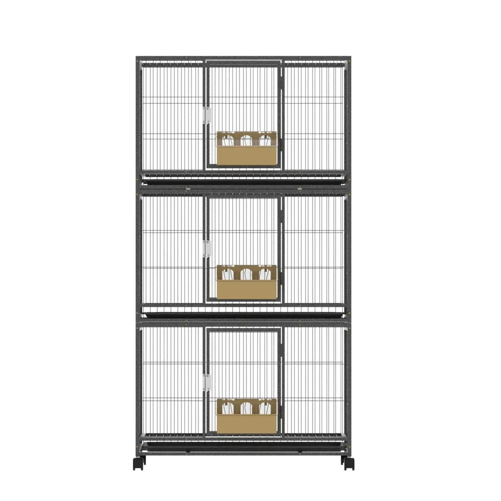 Expandable Large Bird Cage, 3 Trays & Feeder, i.Pet