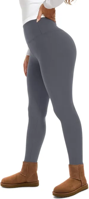 GAYHAY Fleece Lined Leggings for Women  Thick Winter Warm Thermal High Waisted Tummy Control Workout Yoga Pants