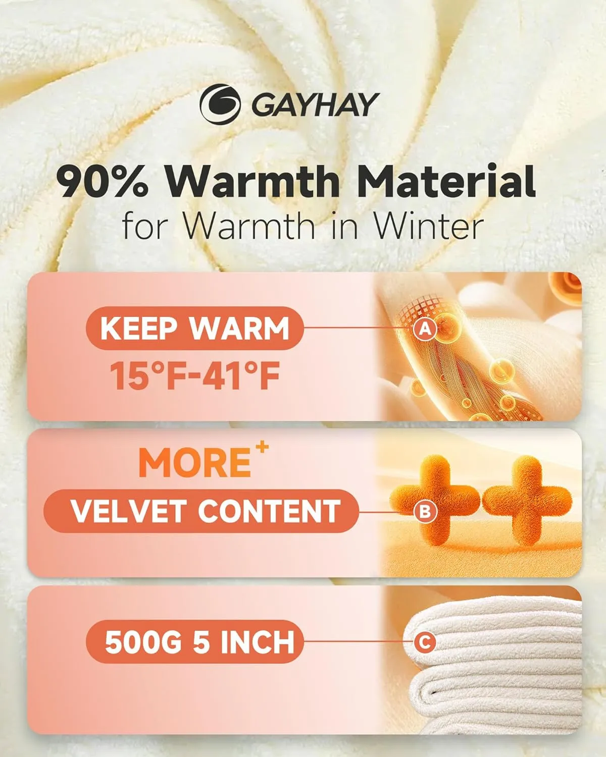 GAYHAY Fleece Lined Leggings for Women  Thick Winter Warm Thermal High Waisted Tummy Control Workout Yoga Pants