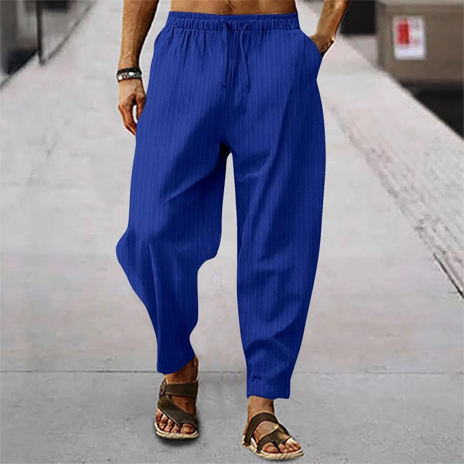 GIERIDUC Mens Active Athletic Sweatpants Straight Fit Chinos Pants Men Mens Slim Fit Corduroy Jeans Best Mens Cord Trousers