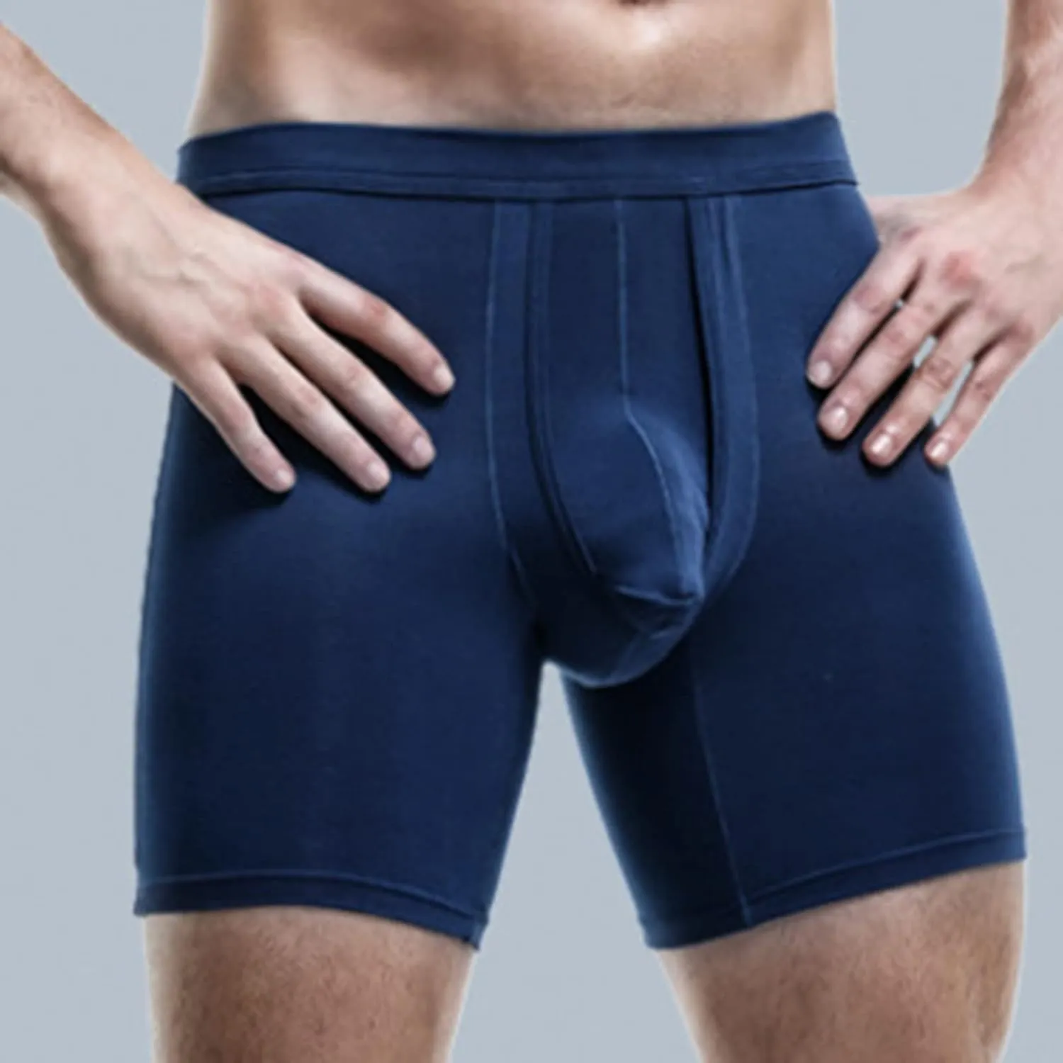 GIERIDUC Mens Cool Underwear Loose Boxer Mens Bikini Underwear with Pouch Gifts for Husband Birthday Men's Underwear Briefs