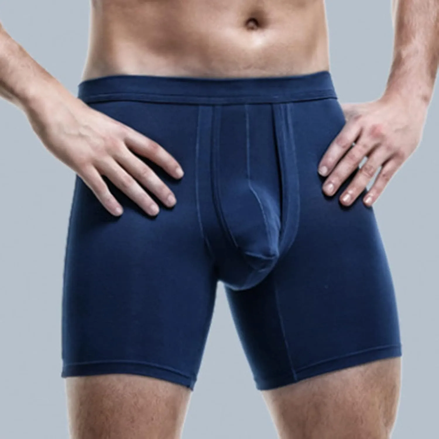 GIERIDUC Mens Cool Underwear Loose Boxer Mens Bikini Underwear with Pouch Gifts for Husband Birthday Men's Underwear Briefs