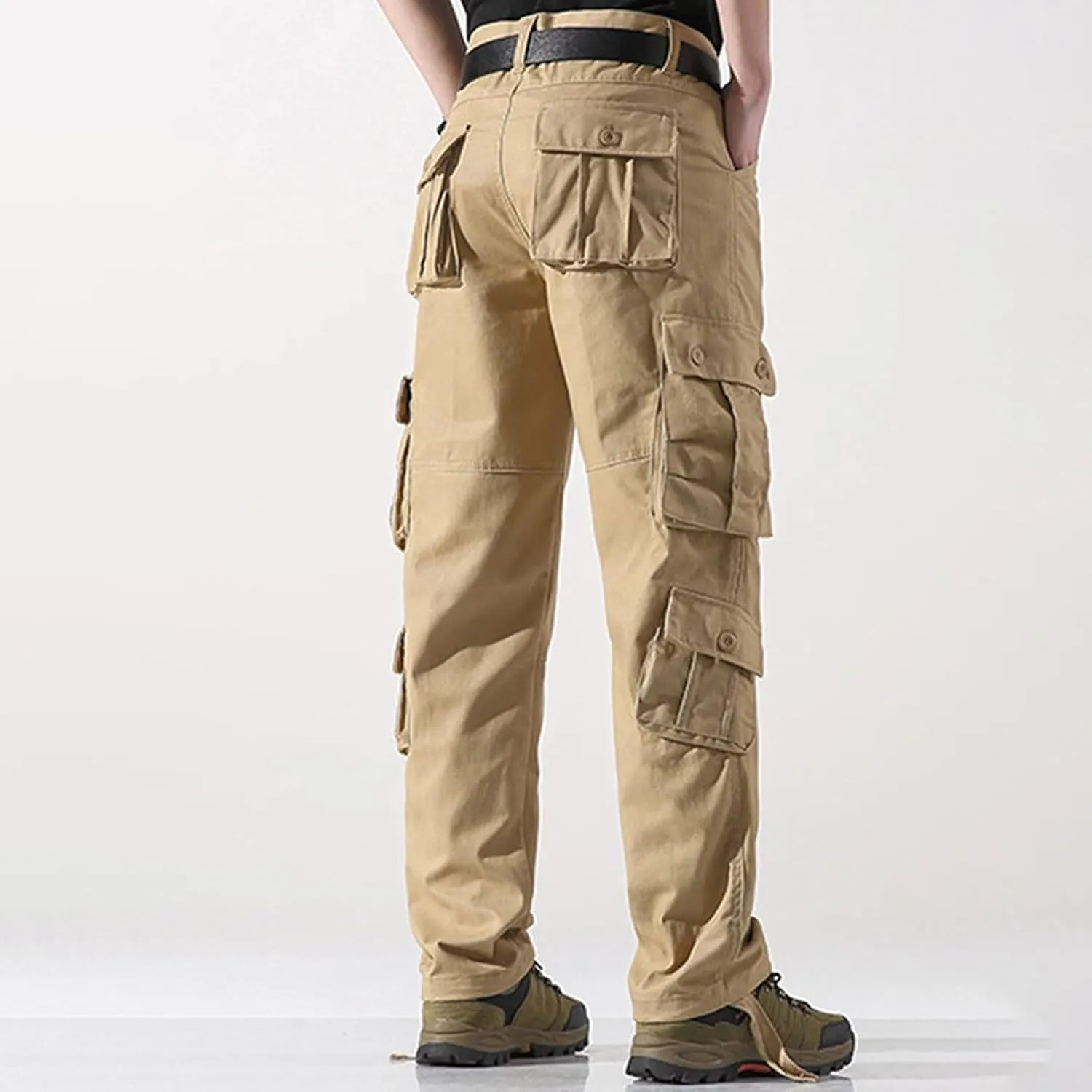GIERIDUC Men's Hiking Cargo Pants Lightweight Outdoor Travel Pants for Men with Multi-Pockets Fishing Camping Work Cargo Pant