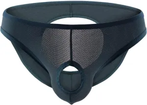 GIERIDUC Men's Sexy Fishnet See Through Underwear Organic Cotton Underwear Men Sissy Pouch Panties Men Men's Underwear Cotton