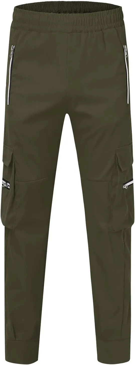 GIERIDUC Mens Sweatpants with Pockets Mens Size Medium Athletic Pants Performance Rider Long Pant Extra Long Slacks for Men