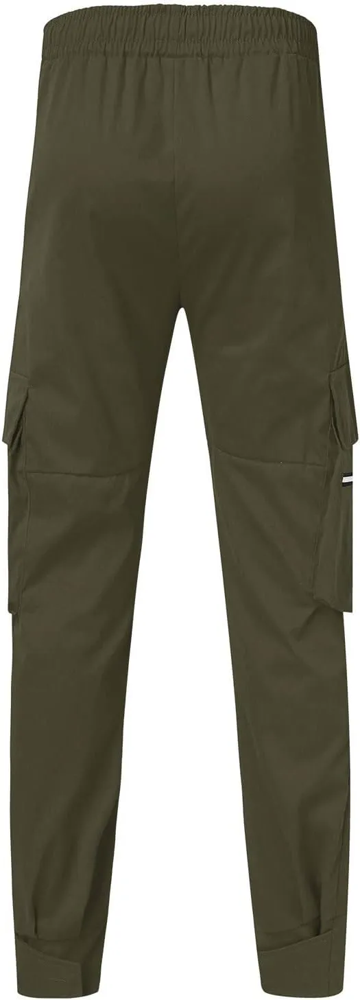 GIERIDUC Mens Sweatpants with Pockets Mens Size Medium Athletic Pants Performance Rider Long Pant Extra Long Slacks for Men