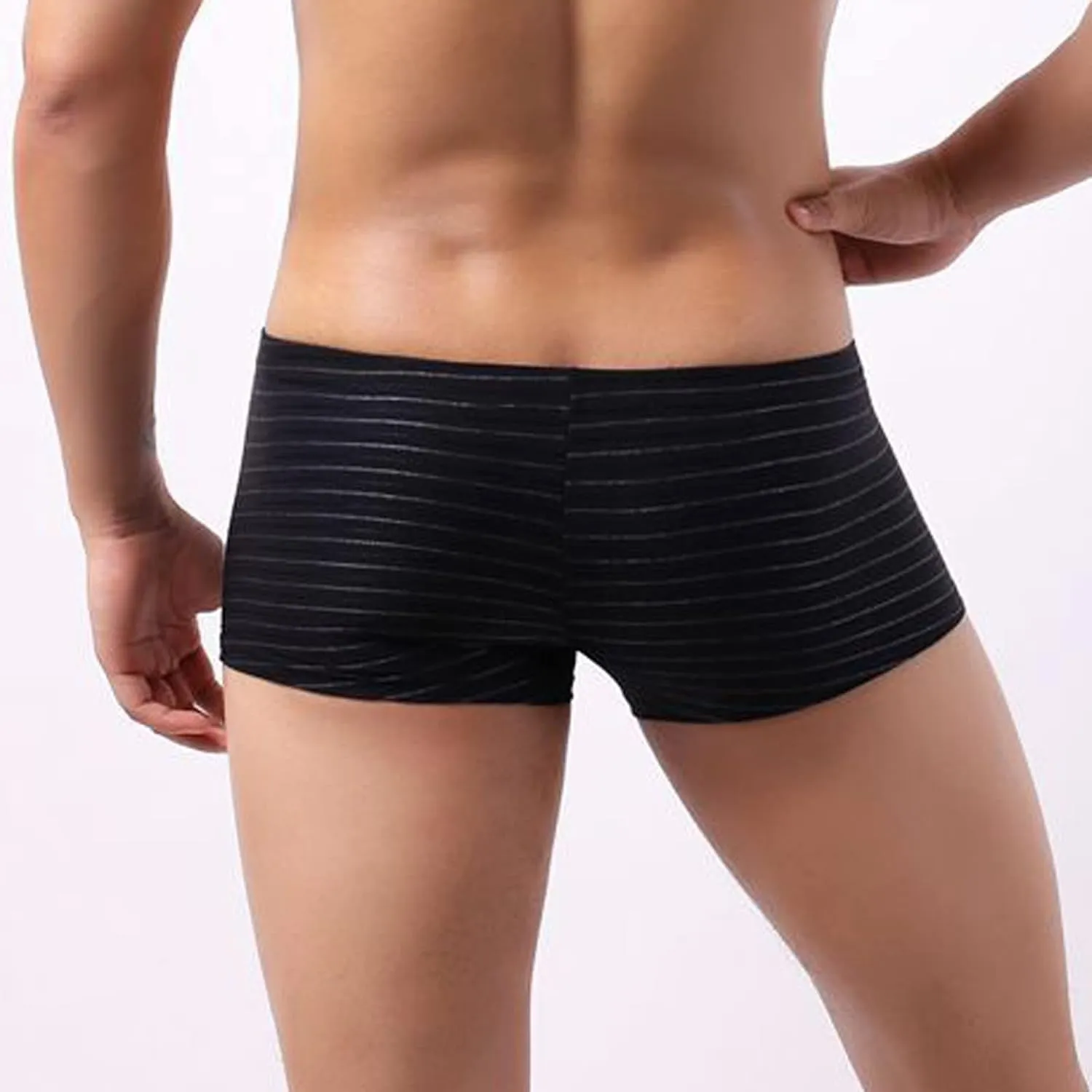 GIERIDUC Mens Underwear with Pouch Boxer Briefs Best Long Underwear for Men Mens Bulge Enhancer Insert Camouflage Underwear