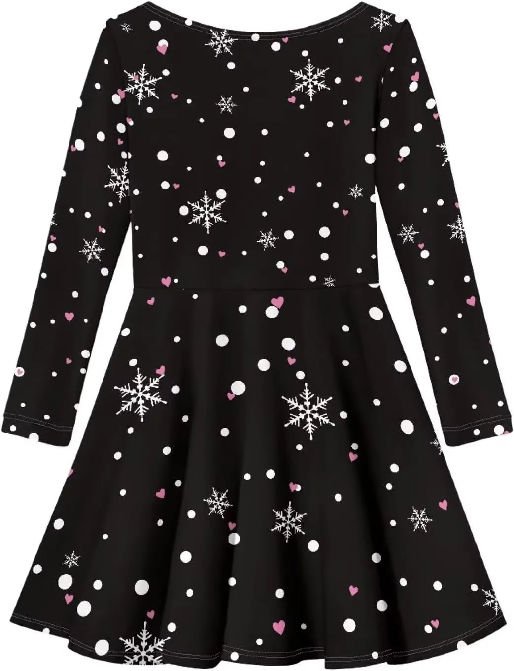 Girl Clothes Novelty Skater Dress for Kids 3-16 Years Toddler Girl Long Sleeve Dress Little Girls Fall Dresses