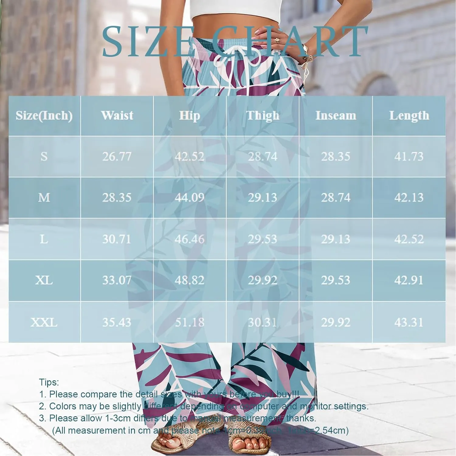 GOFULY Wide Leg Flowy Pants for Women Summer 2025 Beach Palazzo Pants High Elastic Waist Drawstring Side Slit Pockets Trouser