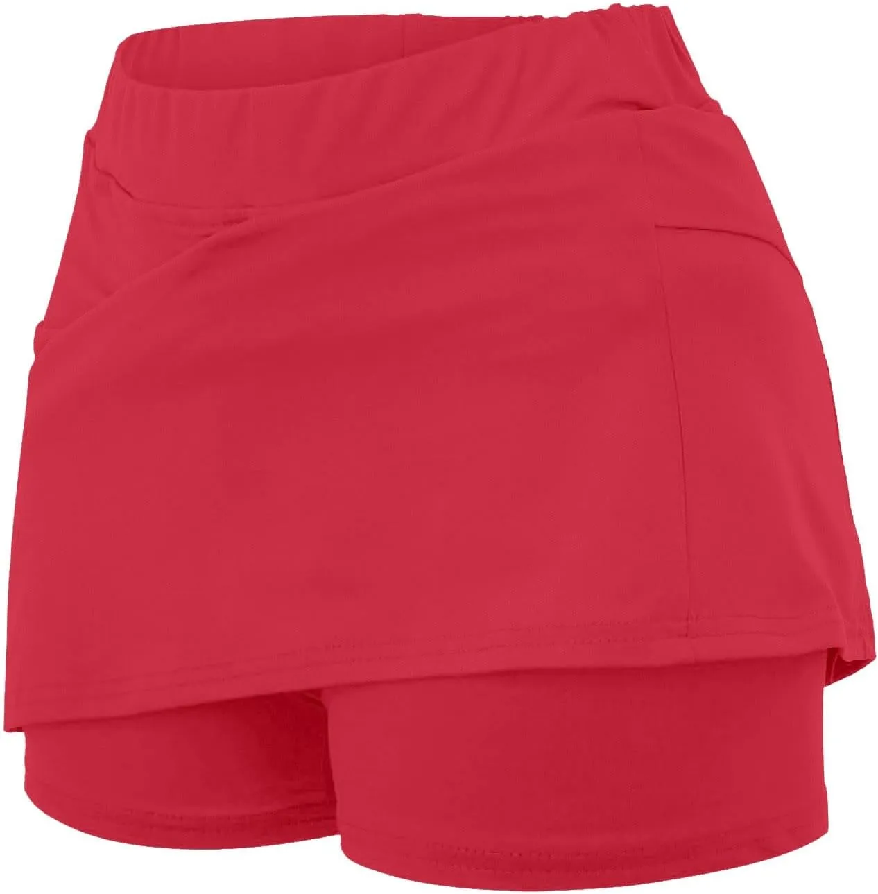 Golf Skirts for Women with Shorts Long Womens Running Shorts 5 inch Inseam no Liner Black Skirt for Women Cotton
