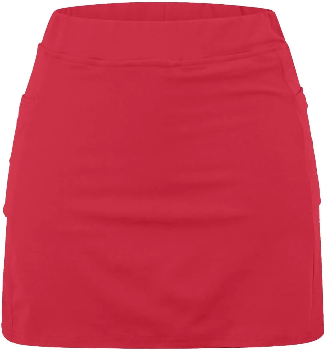 Golf Skirts for Women with Shorts Long Womens Running Shorts 5 inch Inseam no Liner Black Skirt for Women Cotton