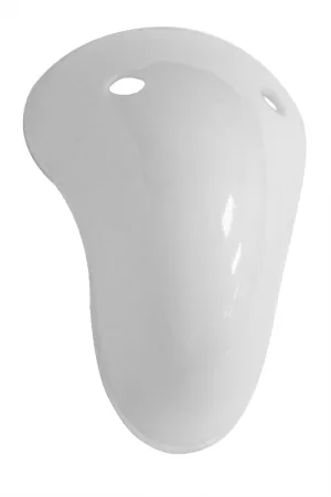 Hard Plastic Protective Athletic Cup - White