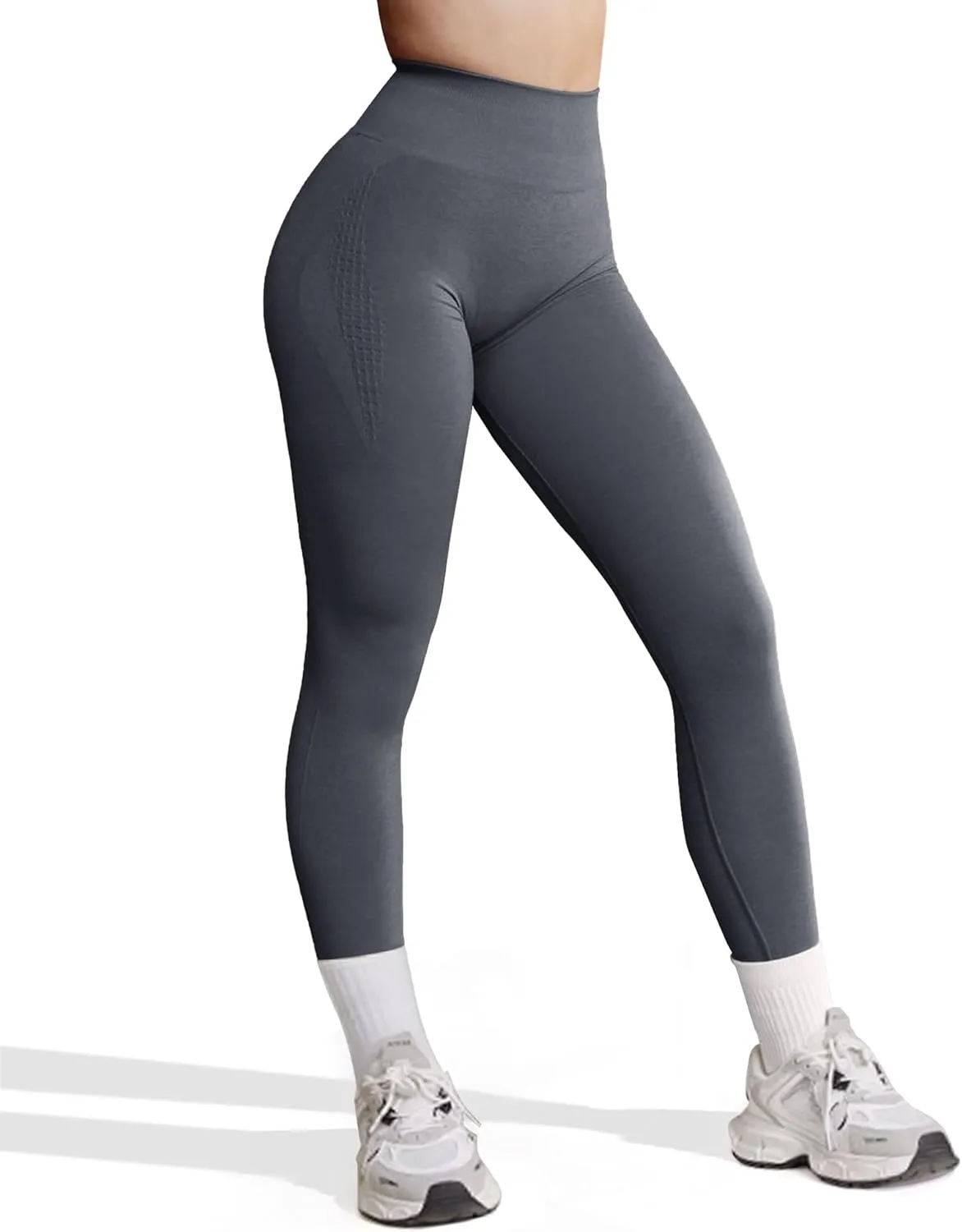 Hidden Scrunch Butt Leggings for Women Amplify Contour Seamless Yoga Pants Compression Gym Workout Booty Lifting Tights