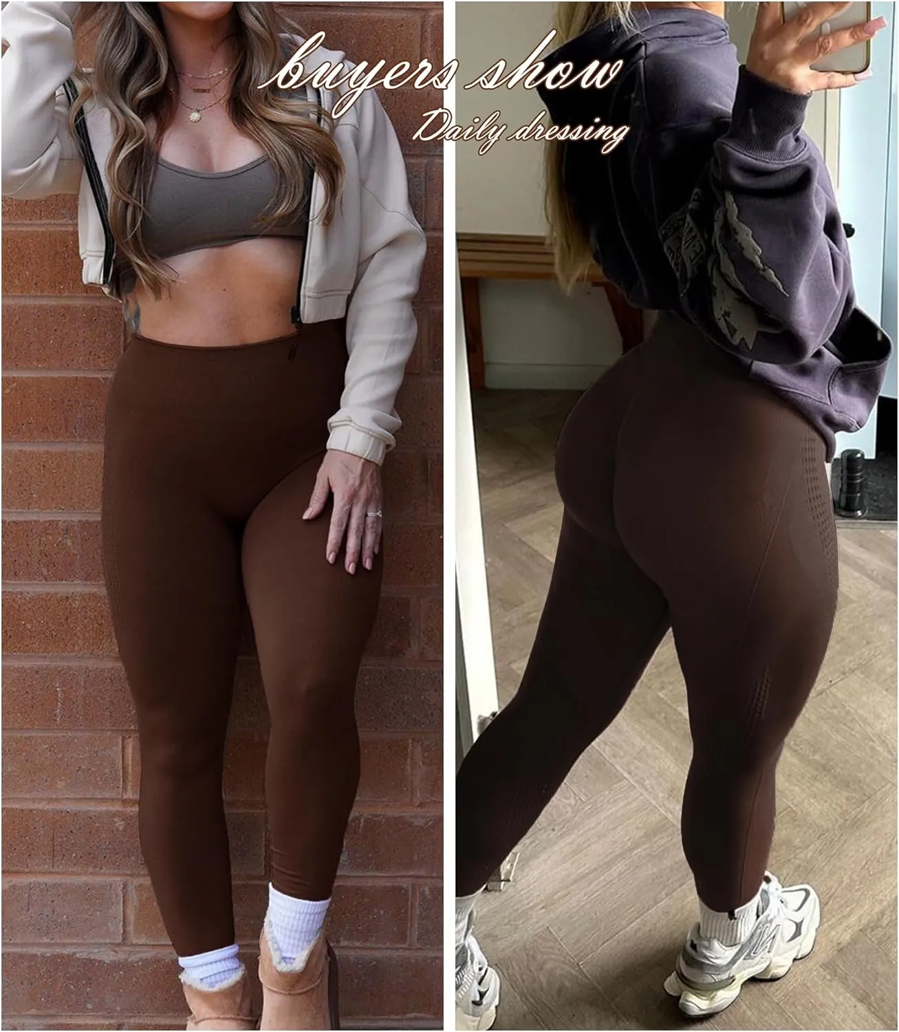 Hidden Scrunch Butt Leggings for Women Amplify Contour Seamless Yoga Pants Compression Gym Workout Booty Lifting Tights