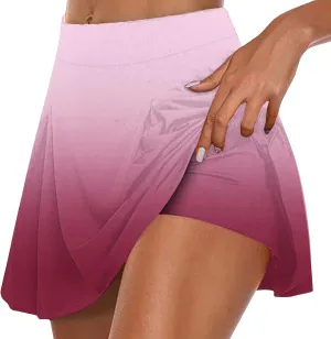 hlysgo Tennis Skirt for Women 2025 Summer 2 in 1 Workout Shorts High Waisted Athletic Skorts Teen Girls Running Shorts