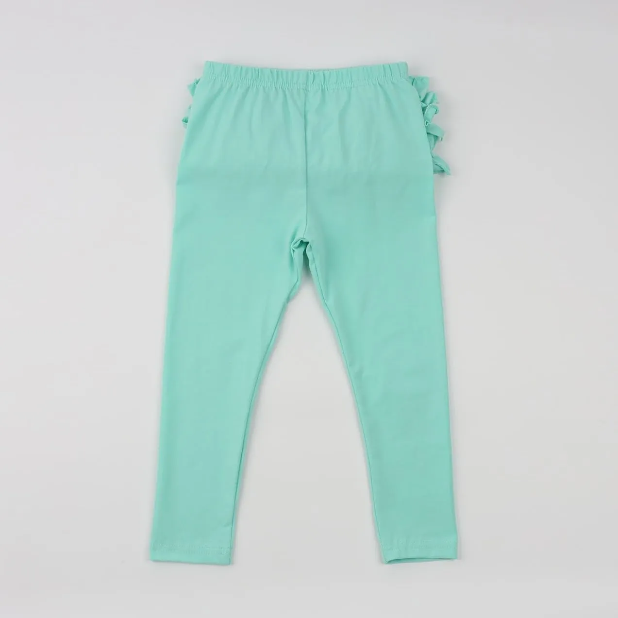 HOOLCHEAN Baby Toddler and Little Girls Ruffles Buttocks Leggings Solid Color Pants
